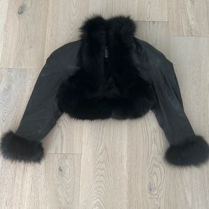 North Beach Leather & Fur Bolero